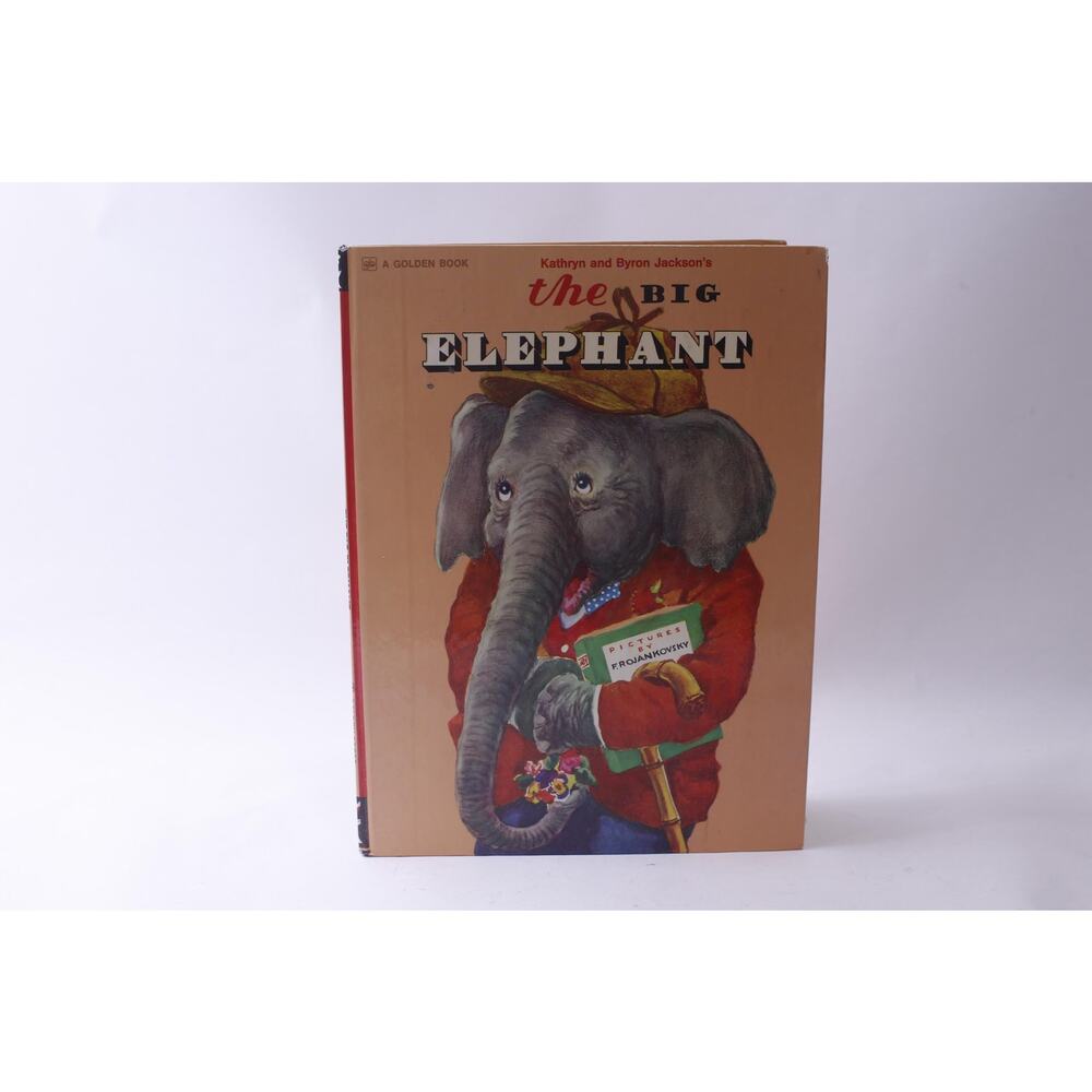 The Big Elephant, Kathryn and Byron Jackson, Picture Book, Golden